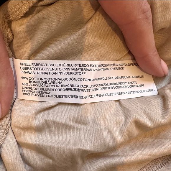 Moon River Cream and Brown Halter Sheath Midi Dress - Picture 9 of 11